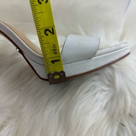 MICHAEL KORS OPEN TOE PUMPS HEELS SIZE 7 WOMAN - Picture 11 of 14